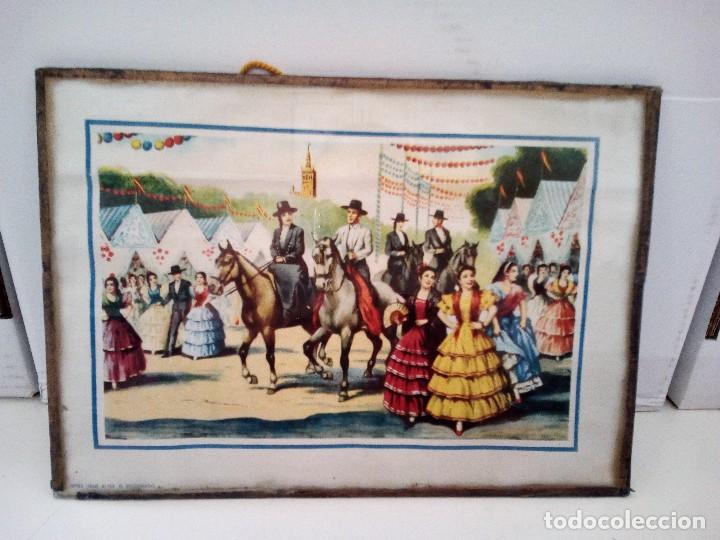 Antig&uuml;edades: CUADRO MUY ANTIGUO SEVILLANAS