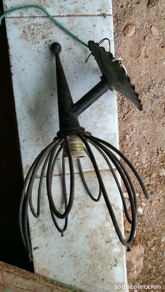 Antig&uuml;edades: aplique en forma de hoja o antorcha - Foto 3