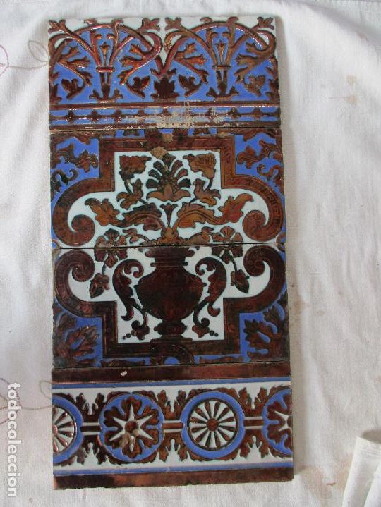 Antig&uuml;edades: Composicion de azulejos Ramos Rejano - Foto 1