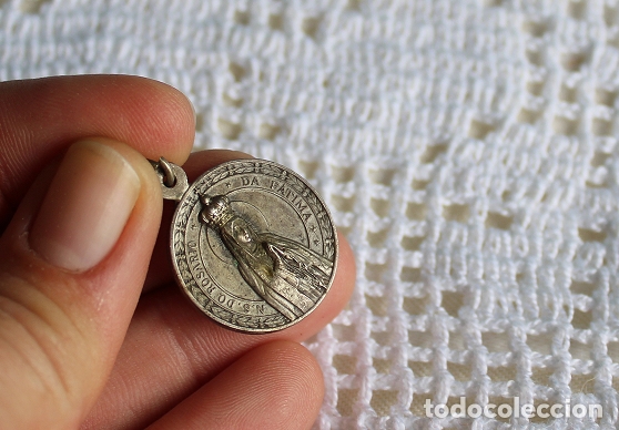 Antig&uuml;edades: ANTIGUA MEDALLA VIRGEN DE FATIMA - Foto 1
