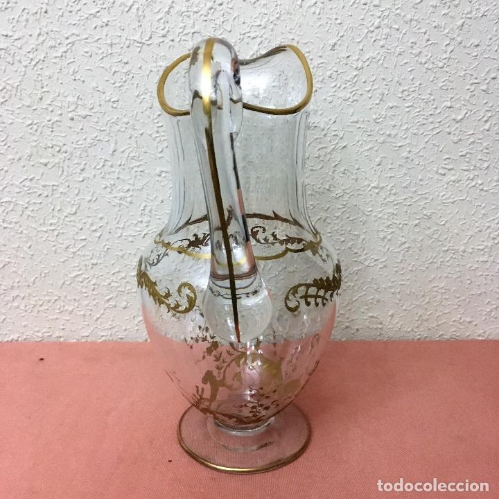 Antig&uuml;edades: Jarra de cristal seguramente de Moser - Foto 6