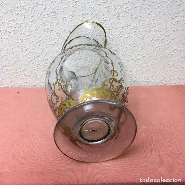 Antig&uuml;edades: Jarra de cristal seguramente de Moser - Foto 7