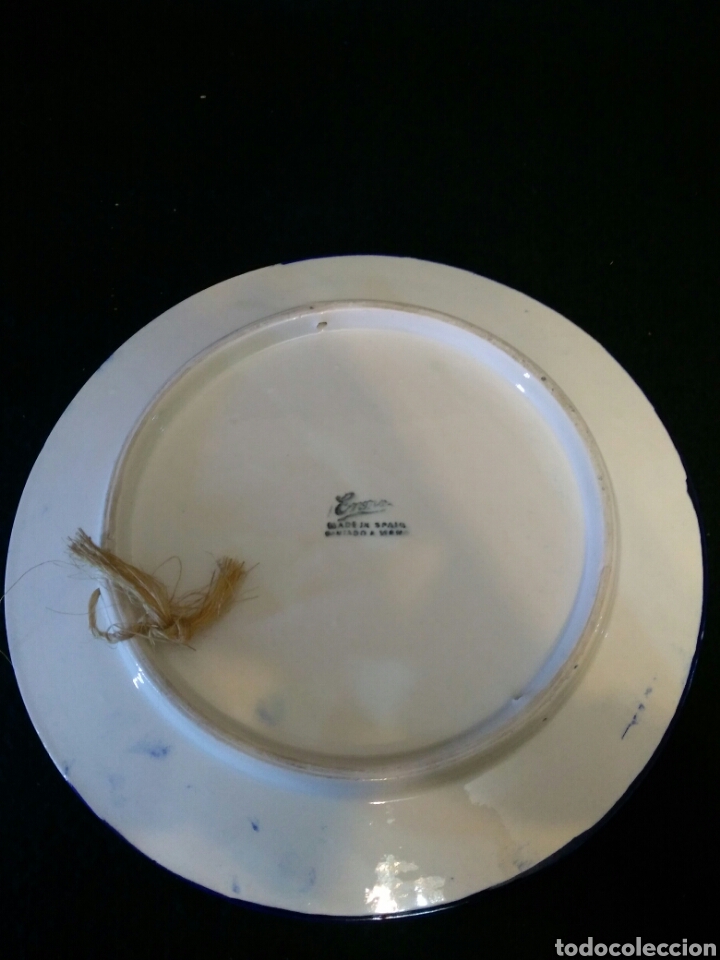 Antig&uuml;edades: Plato antiguo marcado Enma - Foto 3