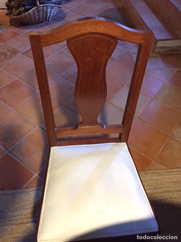 Antig&uuml;edades: 6 Sillas de Caoba estilo imperio - Foto 1