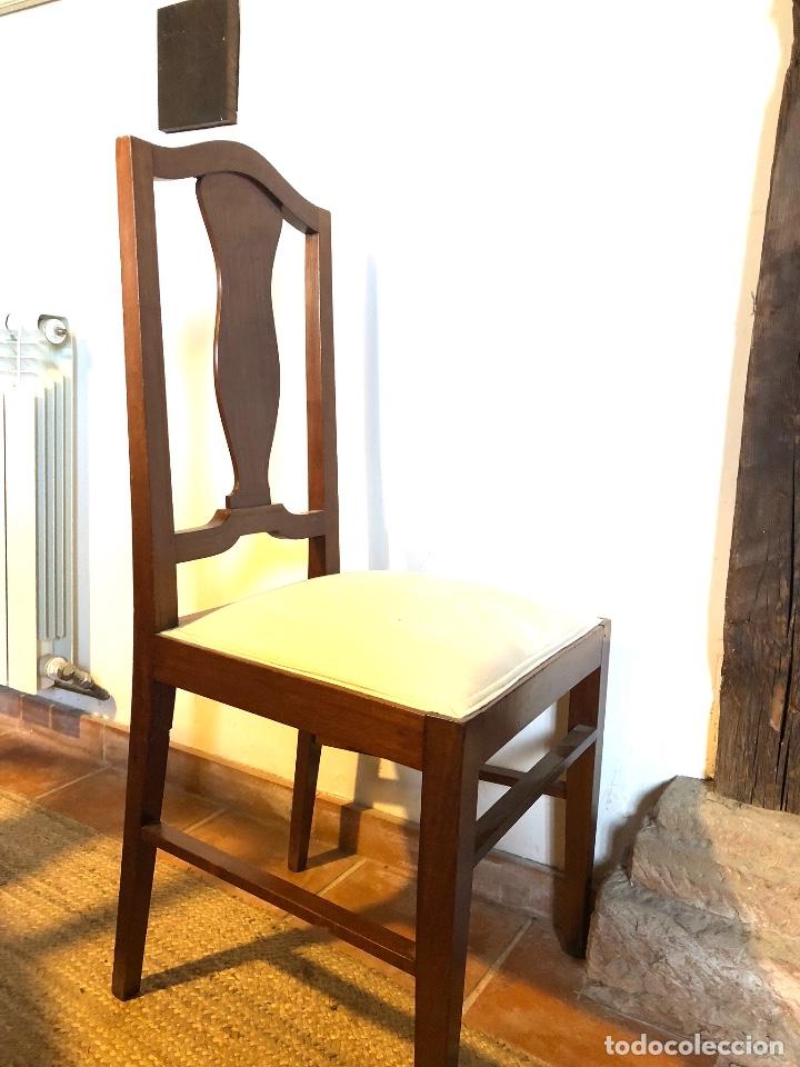 Antig&uuml;edades: 6 Sillas de Caoba estilo imperio - Foto 5