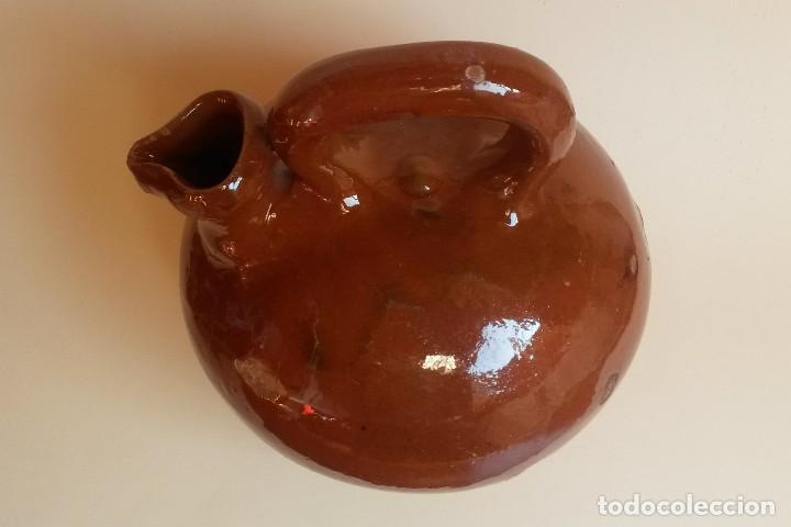 Antig&uuml;edades: C111.- CANTARO DE ACEITE VIDRIADO - Foto 3