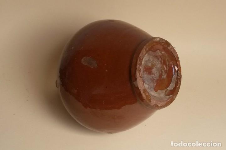 Antig&uuml;edades: C111.- CANTARO DE ACEITE VIDRIADO - Foto 4