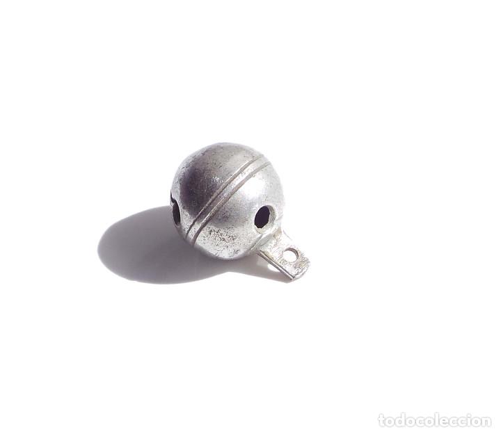 Antig&uuml;edades: ANTIGUO CASCABEL DE BRONCE. 4,3 CM DE ALTO - Foto 6