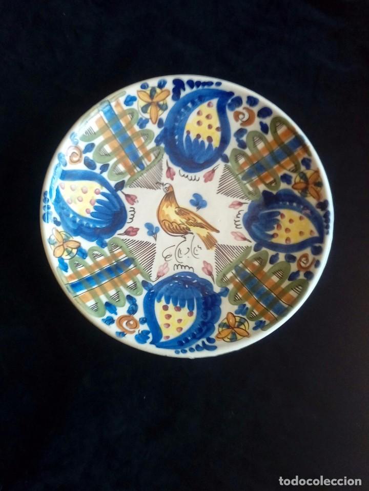 Antig&uuml;edades: Plato de ceramica de Manises - Foto 1
