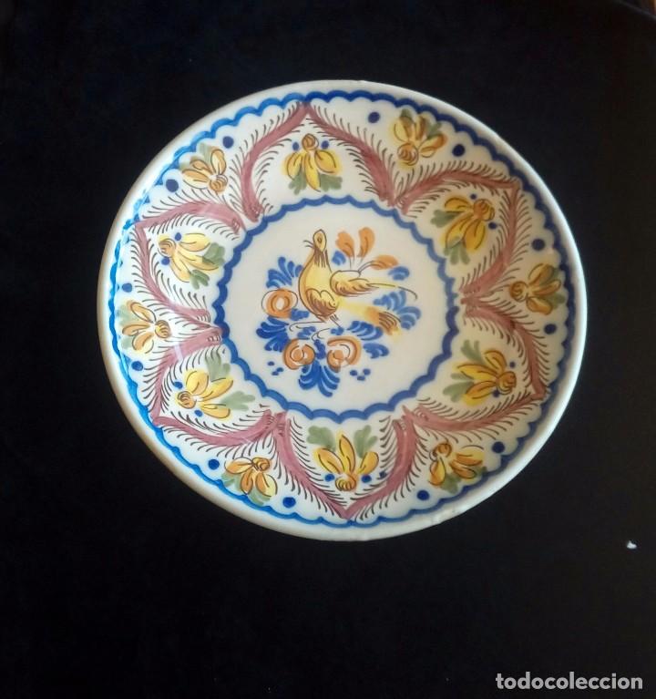 Antig&uuml;edades: Plato de ceramica de Manises - Foto 1