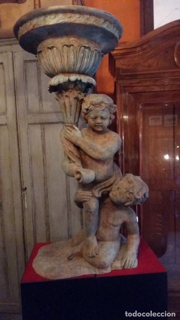 Antig&uuml;edades: Antiguos maceteros escult&oacute;ricos de bronce - Foto 4