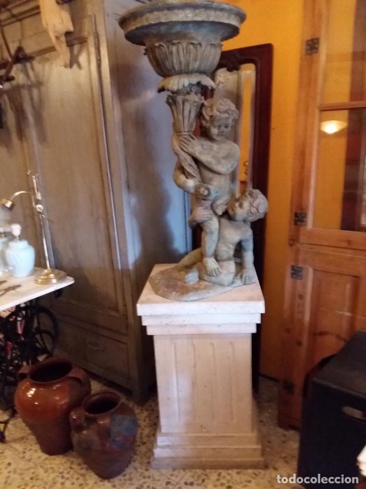 Antig&uuml;edades: Antiguos maceteros escult&oacute;ricos de bronce - Foto 10