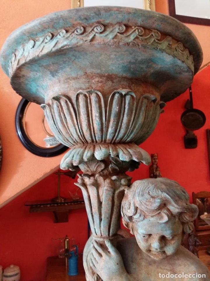 Antig&uuml;edades: Antiguos maceteros escult&oacute;ricos de bronce - Foto 11