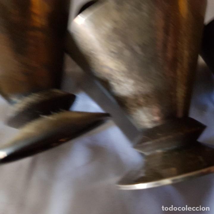 Antig&uuml;edades: JUEGO 6 COPAS METAL - Foto 8