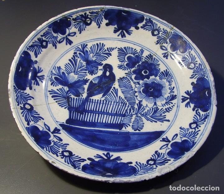 Antig&uuml;edades: PLATO  PORCELANA  XIX - Foto 1