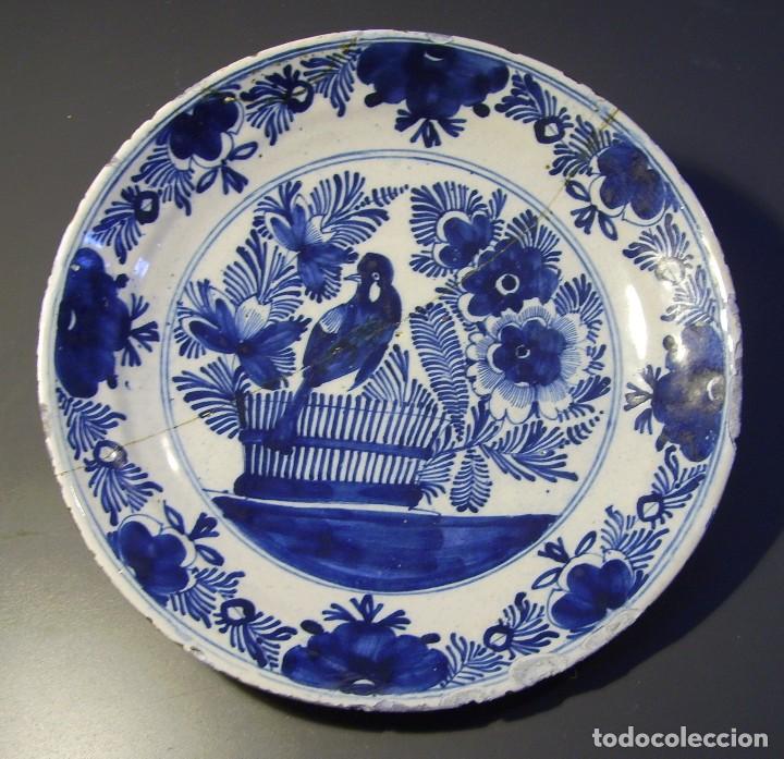Antig&uuml;edades: PLATO  PORCELANA  XIX - Foto 2