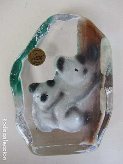 Antig&uuml;edades: Osos panda. Cristal d arques Francia. - Foto 1