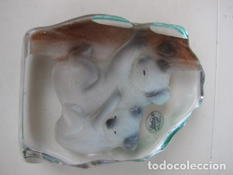 Antig&uuml;edades: Osos panda. Cristal d arques Francia. - Foto 3