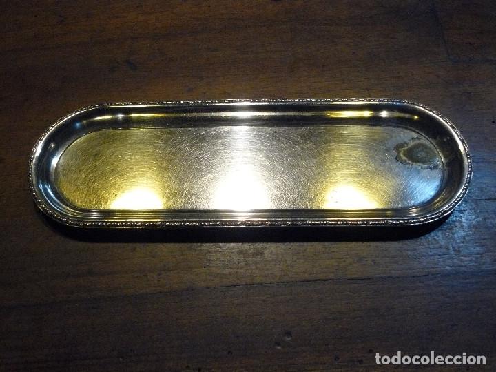 Antig&uuml;edades: ANTIGUA BANDEJA PLATEADA - Foto 1