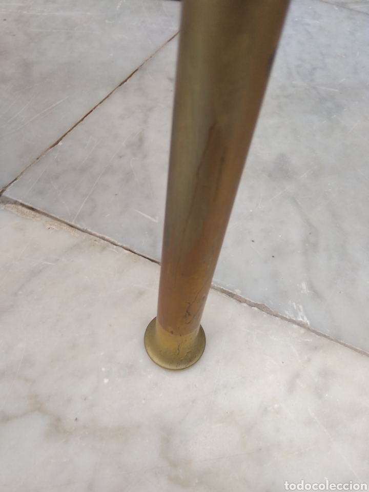 Antig&uuml;edades: Mesa art dec&oacute; caoba bronce y cristal - Foto 4