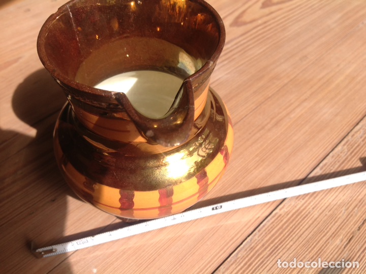 Antig&uuml;edades: Jarrita reflejos dorados . Bristol? - Foto 5