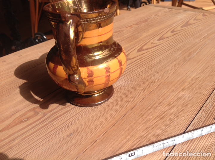 Antig&uuml;edades: Jarrita reflejos dorados . Bristol? - Foto 7
