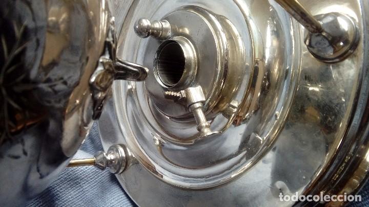 Antig&uuml;edades: Samovar de metal y ba&ntilde;ado en plata - Foto 5