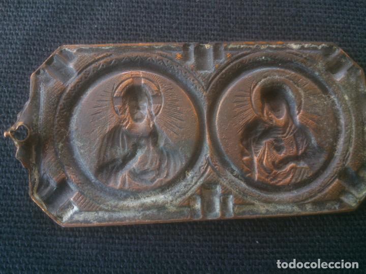 Antig&uuml;edades: PLACA JESUS Y MARIA. - Foto 2