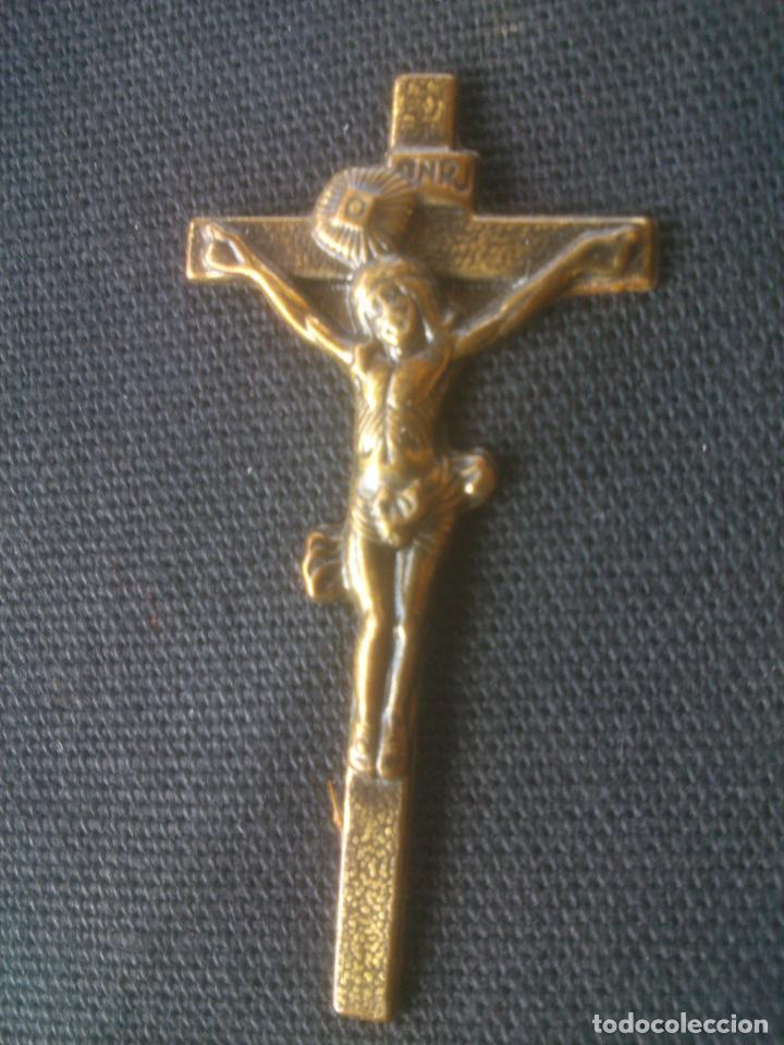 Antig&uuml;edades: ANTIGUA PLACA CHAPA CRISTO - Foto 1