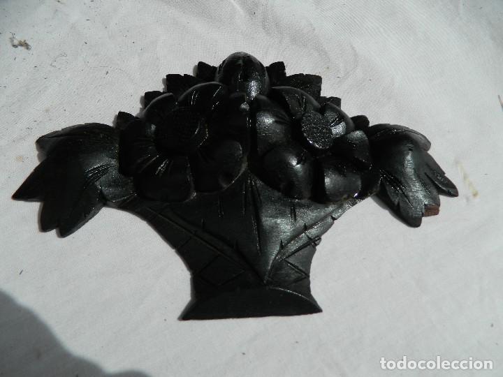 Antig&uuml;edades: TALLA MADERA CAOBA EBONIZADA - Foto 1