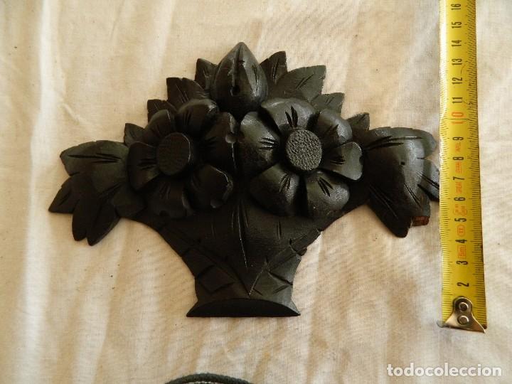 Antig&uuml;edades: TALLA MADERA CAOBA EBONIZADA - Foto 5