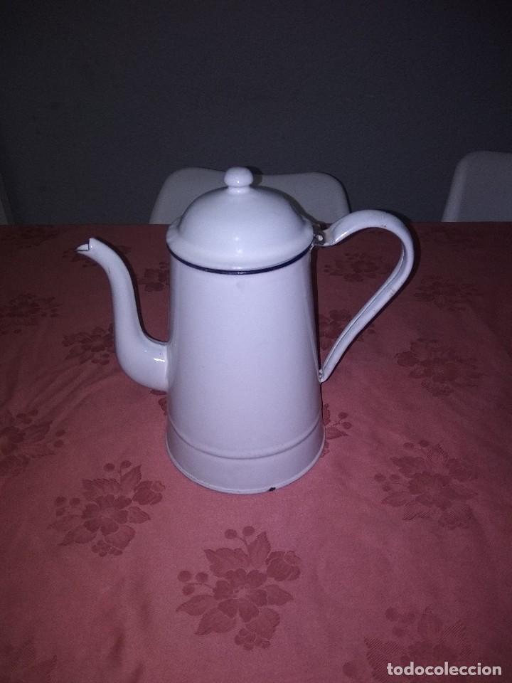 Antig&uuml;edades: Lechera esmaltado - Foto 1