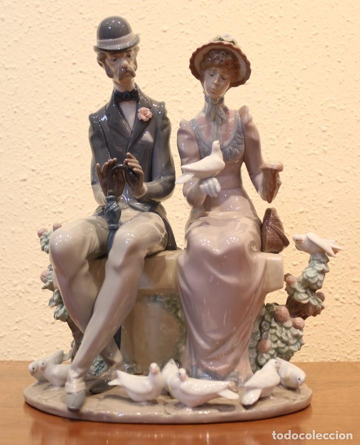 Antig&uuml;edades: Atardecer en el parque (Figura de Lladr&oacute;) - Foto 1