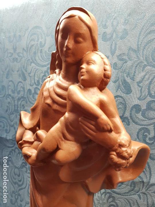 Antig&uuml;edades: VIRGEN CON NI&Ntilde;O EN BRAZOS - Foto 4