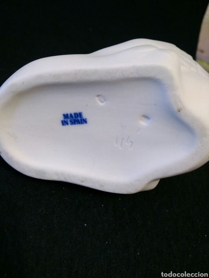 Antig&uuml;edades: Cisne de biscuit made in Spain - Foto 7