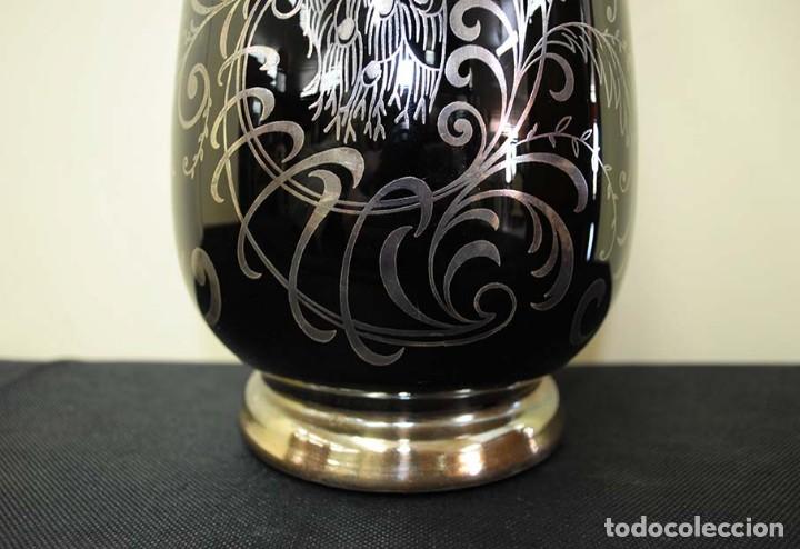 Antig&uuml;edades: JARR&Oacute;N ANTIGUO DE CRISTAL DECORADO - Foto 3