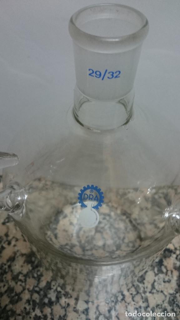 Antig&uuml;edades: BOTELLA FRANCO VIDRIO PYREX CON GRIFOS - Foto 6