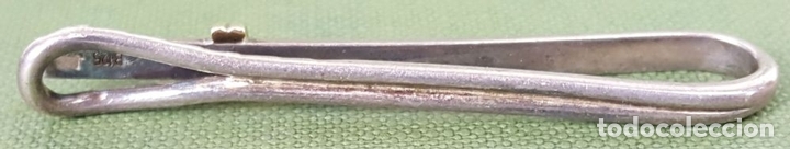 Antig&uuml;edades: PINZA DE CORBATA DE PLATA PUNZONADA. CIRCA 1960. - Foto 3
