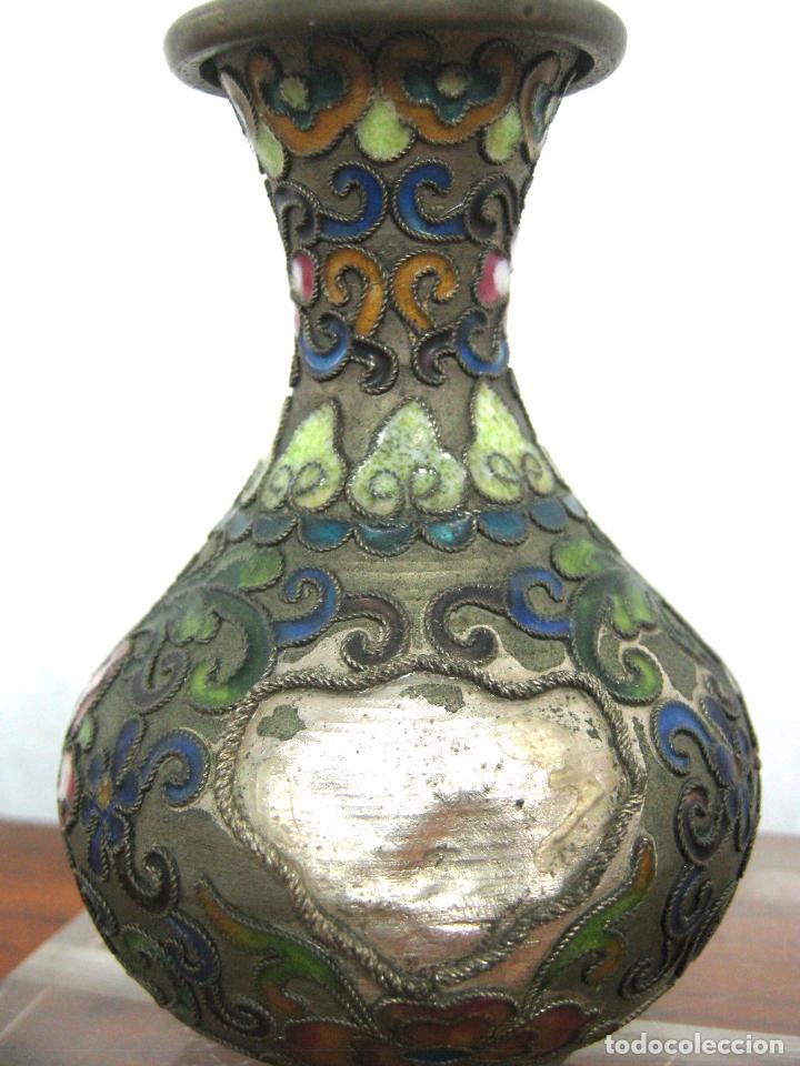 Antig&uuml;edades: Antiguedad Rusa Jarr&oacute;n Enamel - Foto 2