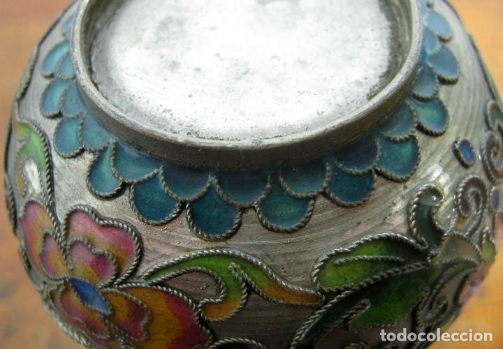 Antig&uuml;edades: Antiguedad Rusa Jarr&oacute;n Enamel - Foto 7