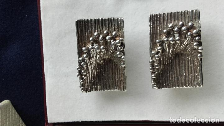 Antig&uuml;edades: Gemelos plata de dise&ntilde;o G.JLL d - Foto 2
