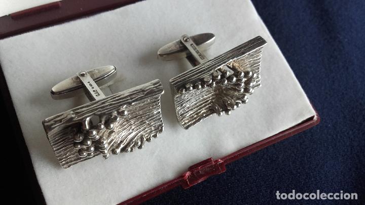 Antig&uuml;edades: Gemelos plata de dise&ntilde;o G.JLL d - Foto 4