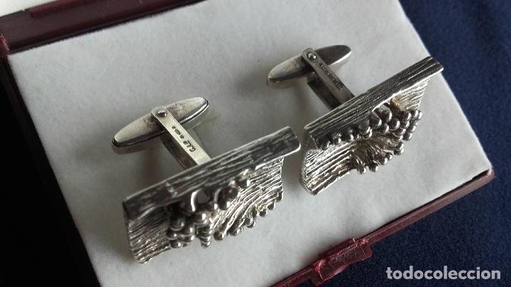Antig&uuml;edades: Gemelos plata de dise&ntilde;o G.JLL d - Foto 5