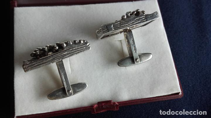 Antig&uuml;edades: Gemelos plata de dise&ntilde;o G.JLL d - Foto 7