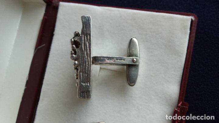 Antig&uuml;edades: Gemelos plata de dise&ntilde;o G.JLL d - Foto 8