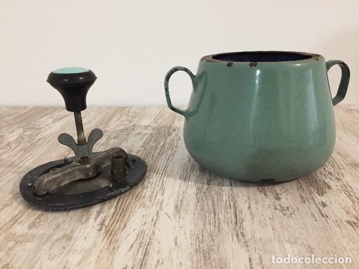 Antig&uuml;edades: OLLA EXPRES VERDE BELLVIS CBC - Foto 4