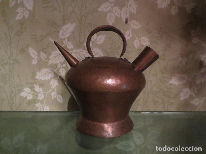Antig&uuml;edades: Botijo Catalan  de Cobre - Foto 1