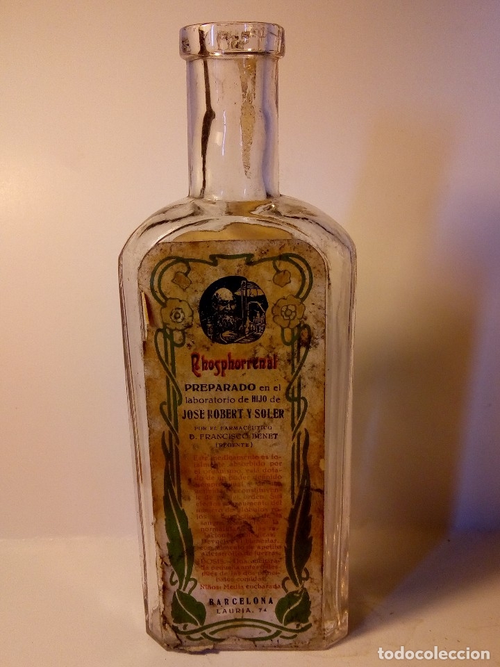 Antig&uuml;edades: Phosphorrenal Frasco antiguo - Foto 1