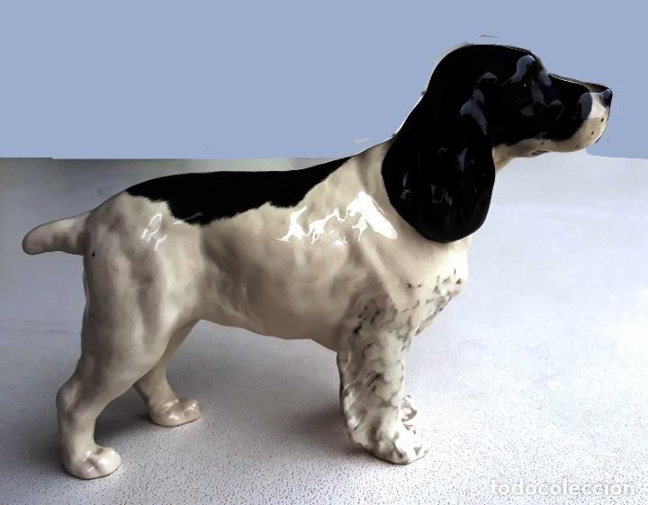 Antig&uuml;edades: PERRO CAZADOR PORCELANA BESWICK