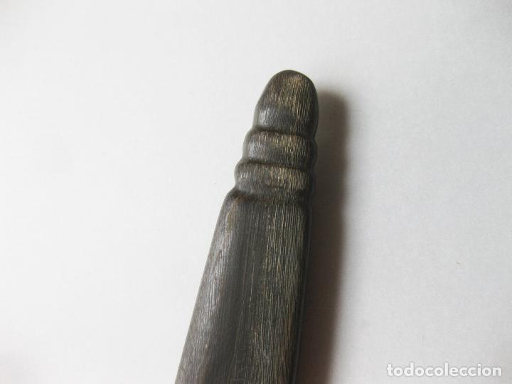 Antig&uuml;edades: ANTIGUA CUCHARA O CUCHARON DE ASTA - Foto 3